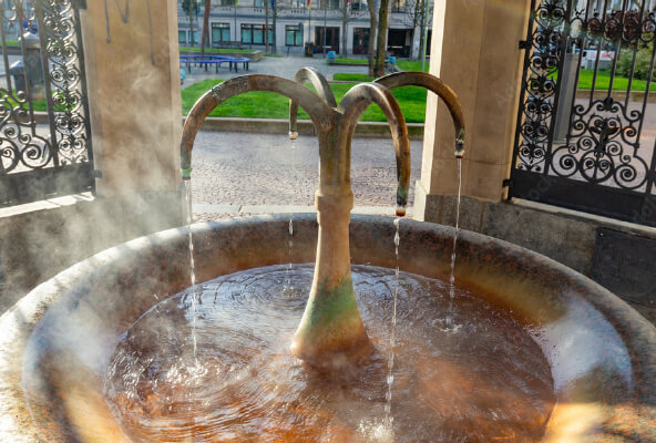 ドイツのクアオルトで使われる温泉療法の泉質と同じ成分